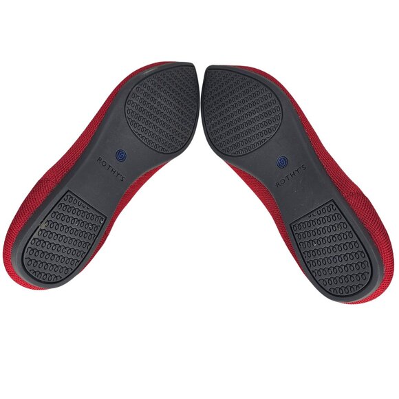 ROTHY'S "The Point" Chili Red Point Toe Flats | US 8.5 | $149 - Picture 9 of 9